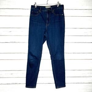 Everlane High Rise Dark Wash Skinny Jeans Size 28